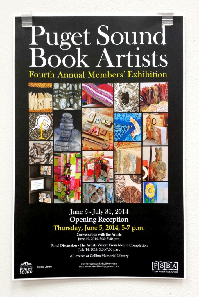 Image of Puget Sound Book Artists 4th Annual Members Exhibition Poster